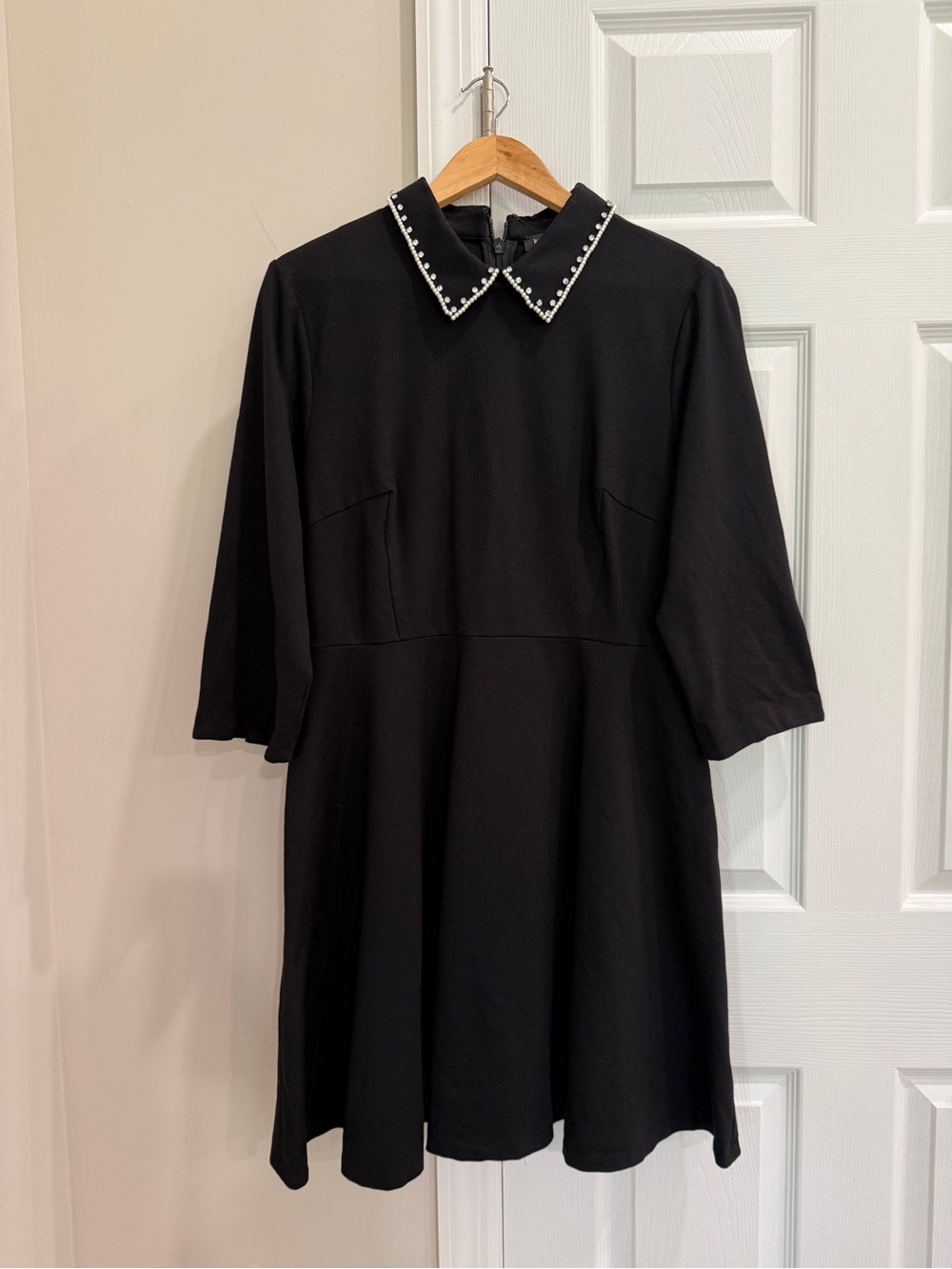 kate spade Embellished Collar Ponte Dress